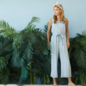 Ellison Denim Jumpsuit, Size Large